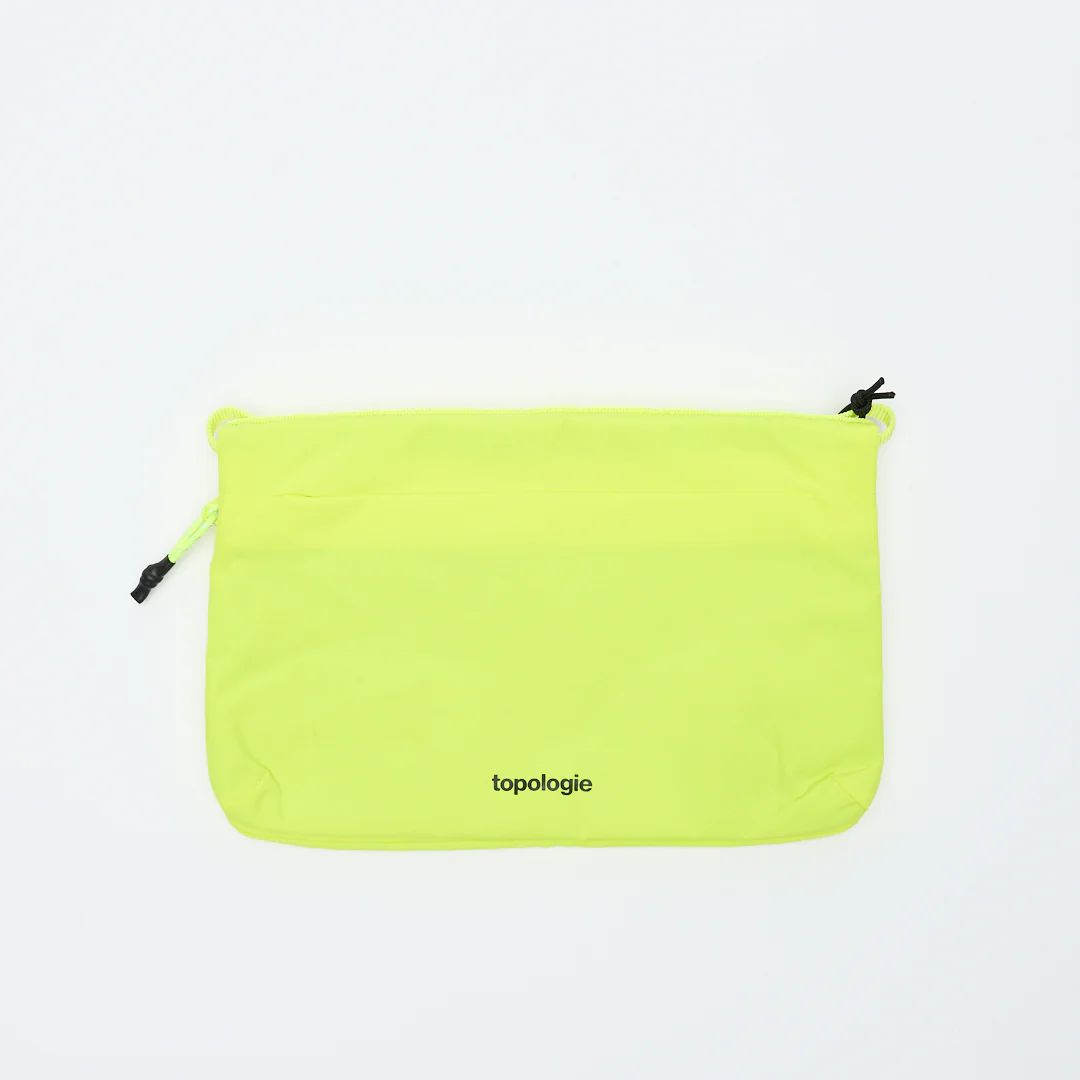 Topologie - Wares Bags Flat Sacoche Small (Neon Yellow Papery)