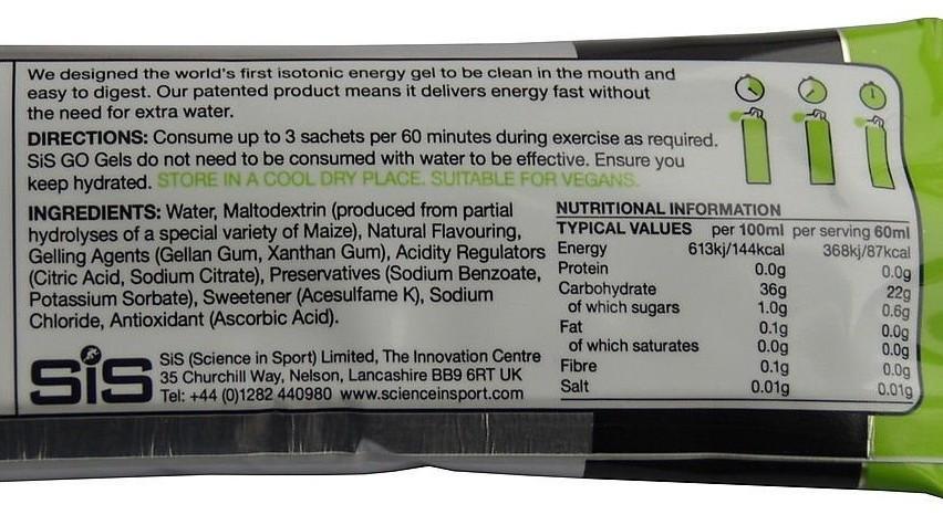 GO Isotonic Energy Gel Box – Image 2